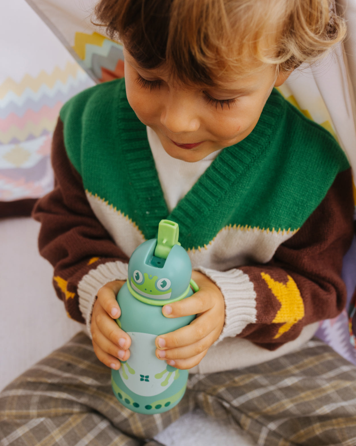 Toddler Straw Cap
