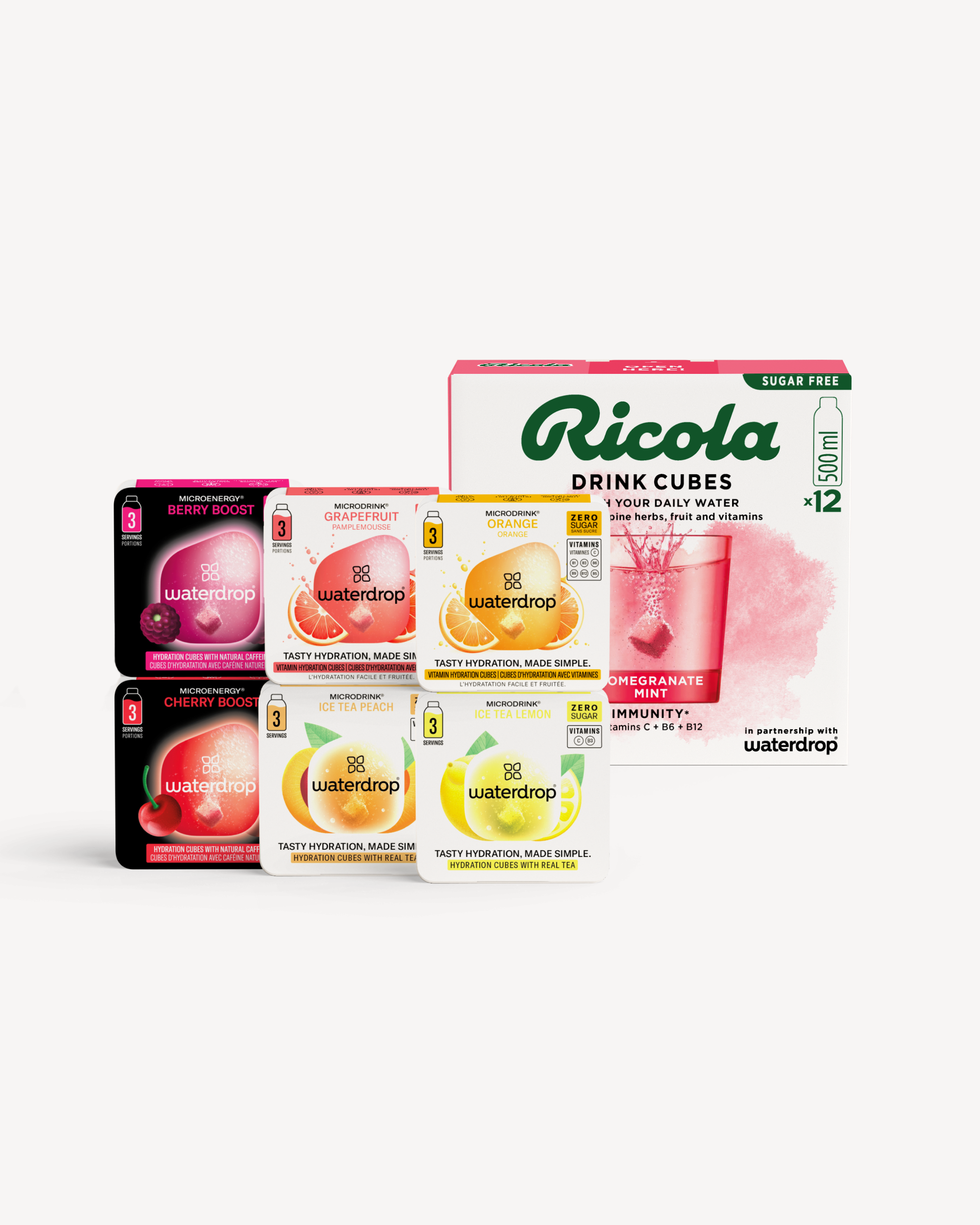 waterdrop® x Ricola Probierpaket
