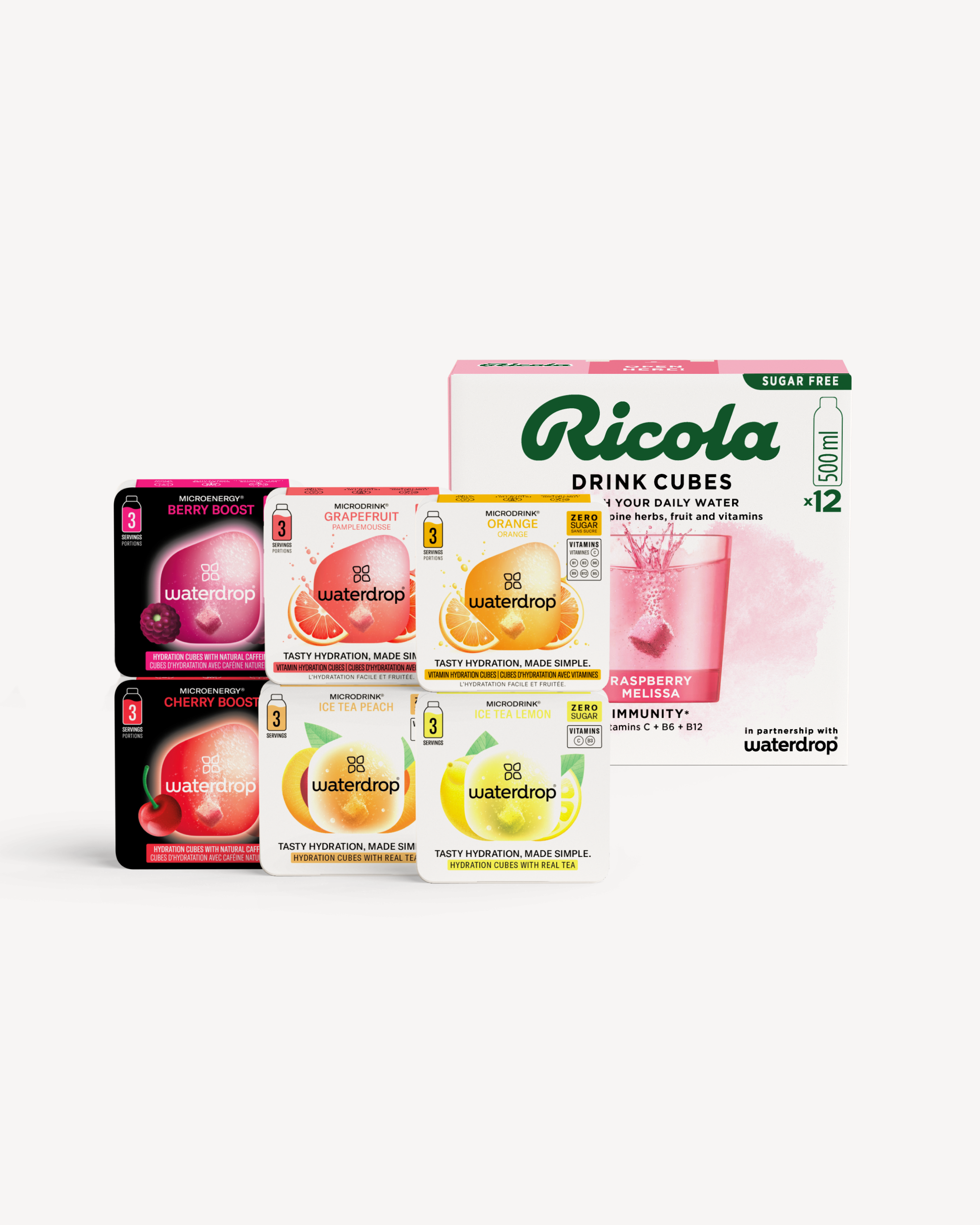 waterdrop® x Ricola Probierpaket