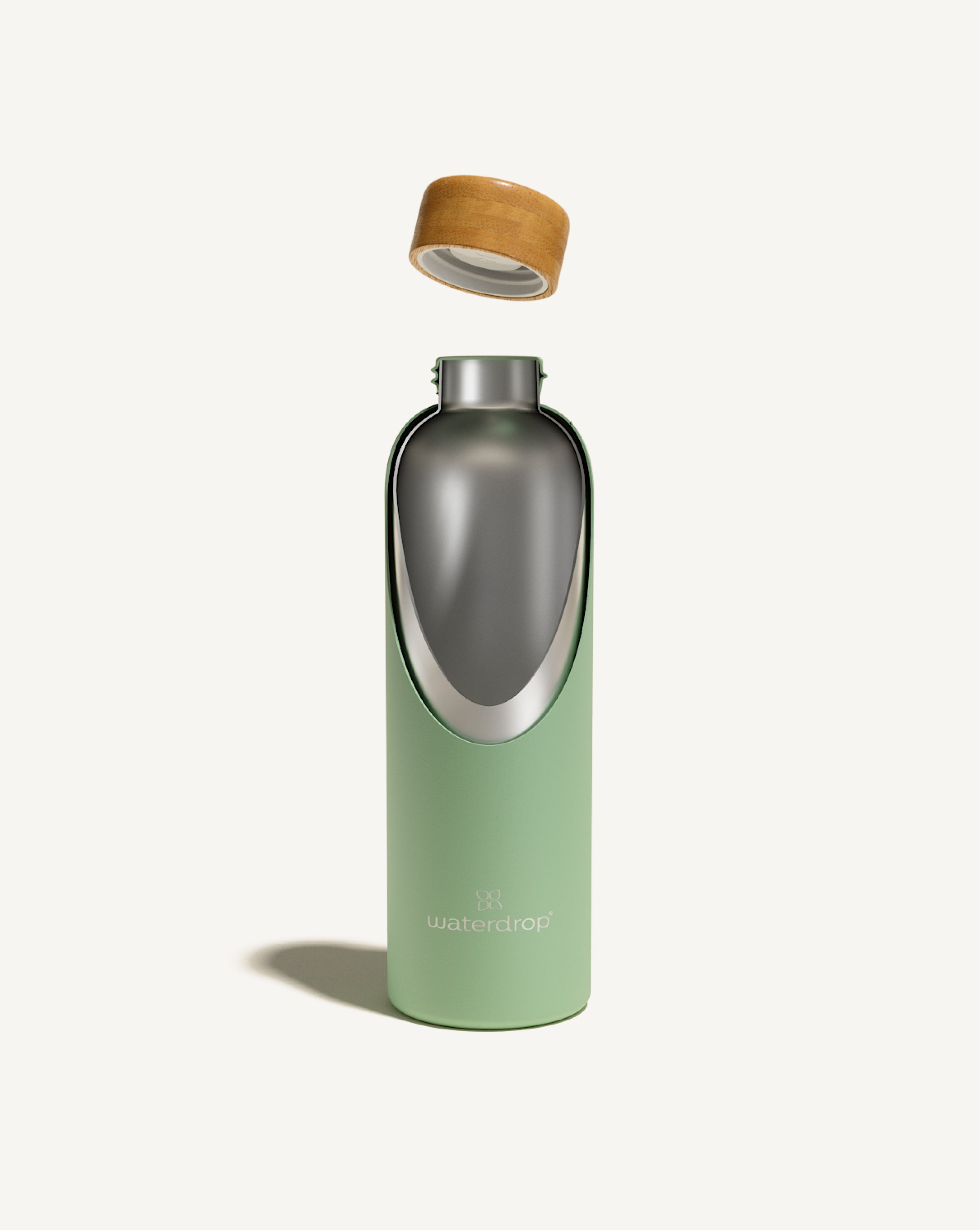 Thermo Steel Bottle · Bamboo Cap