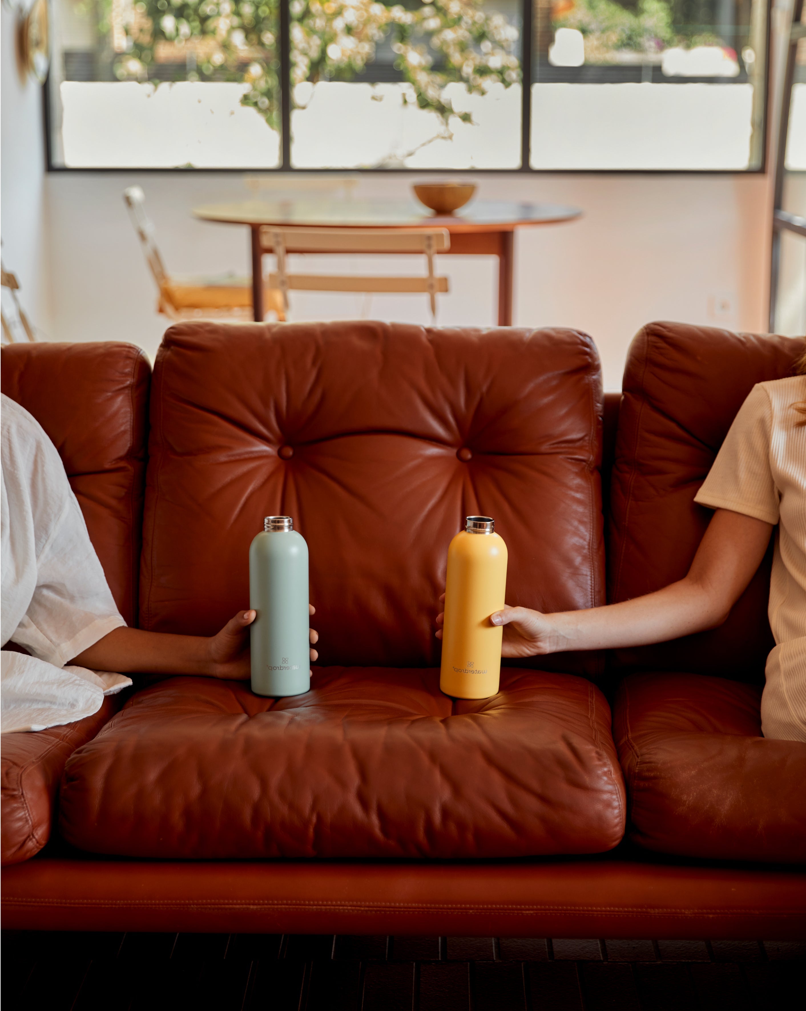 Thermo Steel Bottle · Bamboo Cap